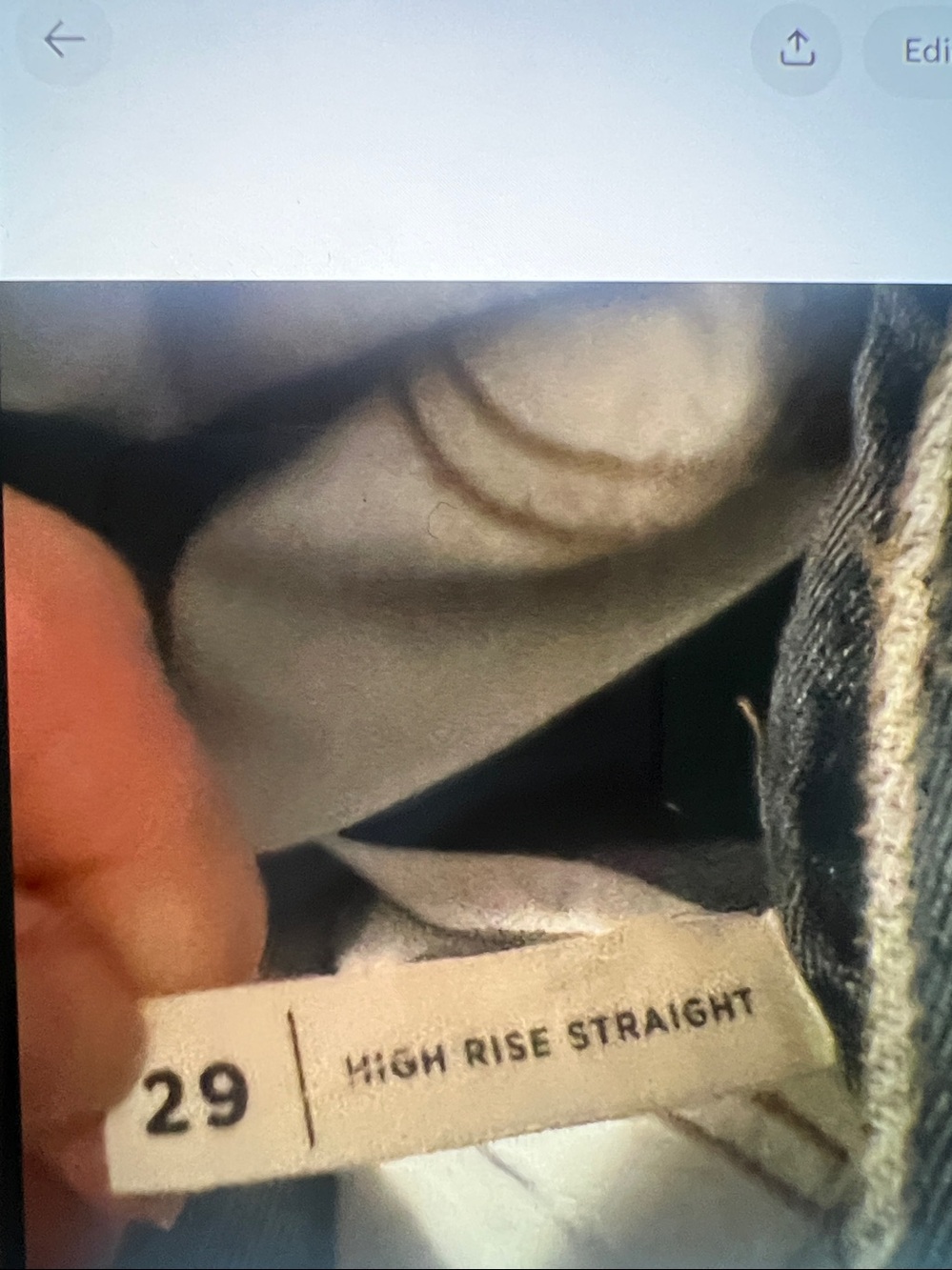 PacSun High Rise Straight Jeans - Picture 4 of 5